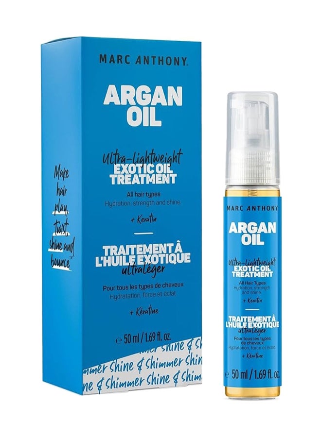 Marc Anthony Argan Oil Lightweight Exotic Oil Treatment, Infused With Argan Oil 50ml