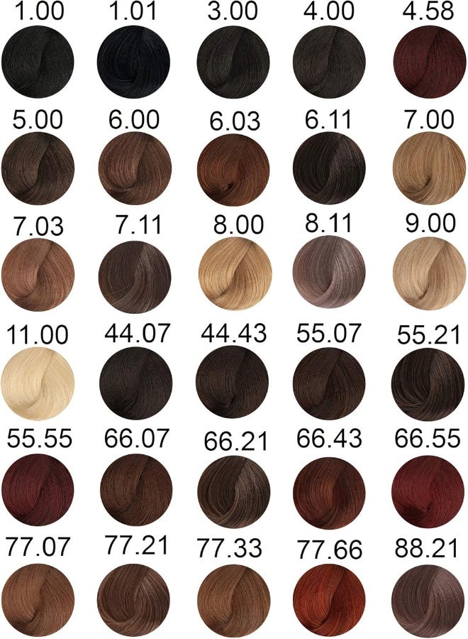 Hair Color Cream with Keratin & Argon Oil 4.00 Brown