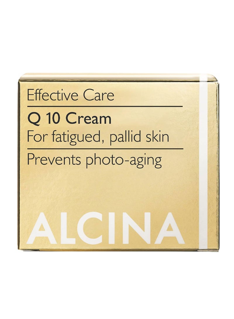 ALCINA Q 10 Face Cream with Coenzyme Q 10, Vitamin E & Shea Butter, Improves the Appearance of the Skin & Prevents Photo-Aging - 50 ml, Made in Germany