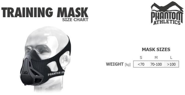 Gym Training Mask Large 17.2x9.4x17.2cm