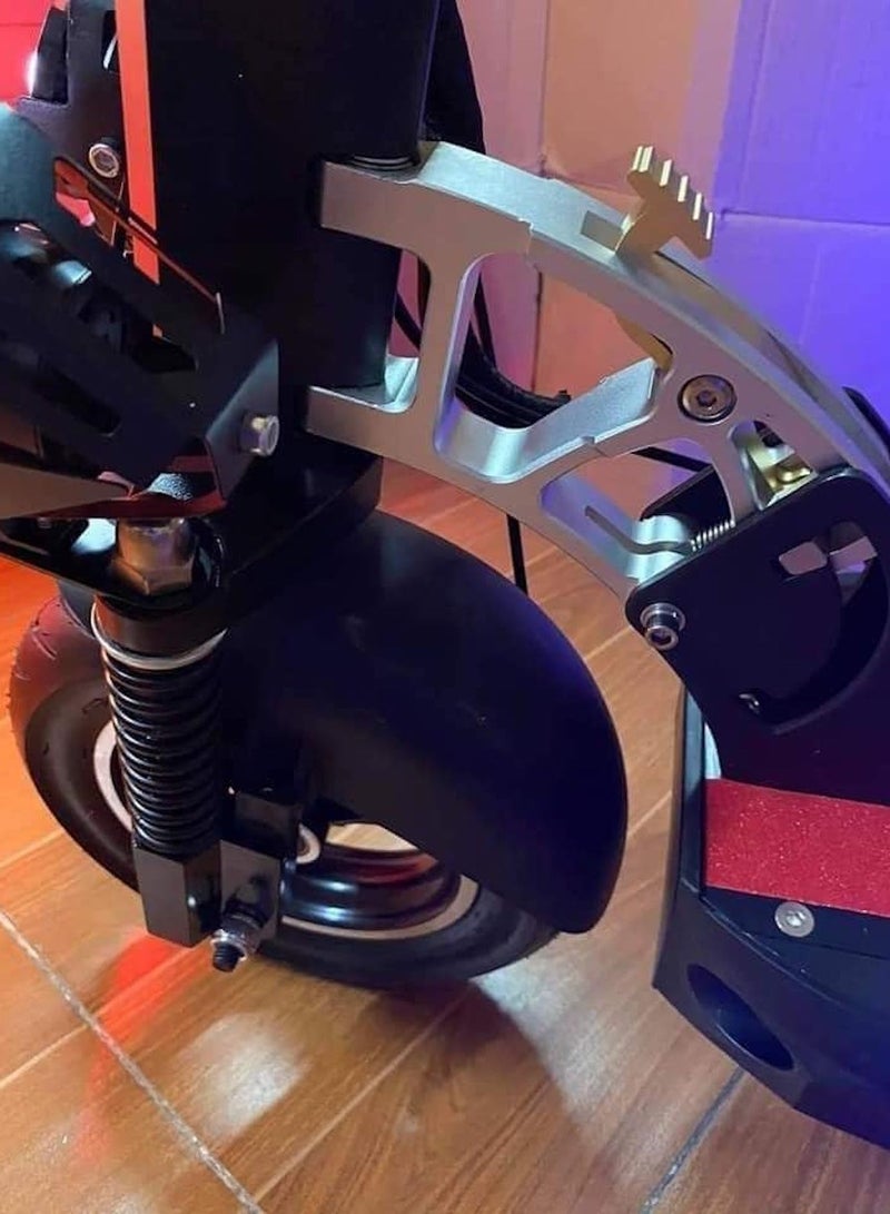 Electric Scooter E10 with 50km Mileage, 1000W Motor, Full Foldability, 48V 13Ah Battery, Improved Speed of 50km, and Anti-Theft Remote Control Red