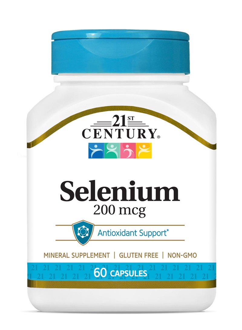 Selenium 200mcg - 60 Capsules