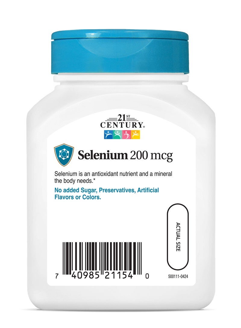 Selenium 200mcg - 60 Capsules