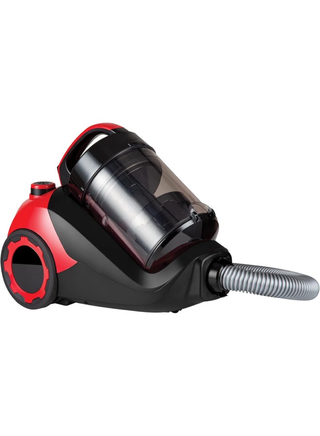 Cyclone Bagless Vacuum cleaner High Suction power 1000 Watts CK4411 Red and Black