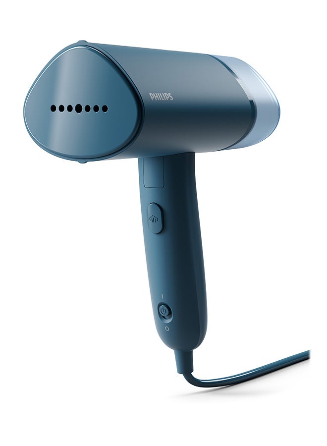 Compact Handheld Steamer 3000 Series - 20g/min Continuous Steam, 2M Cord Length, Compact & Foldable, 100 ml 1000 W STH3000/26 Blue