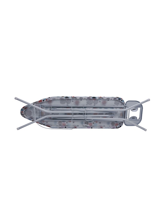 Ironing Board Suitable For Steam And Conventional Ironing Heavy Adjustment Liver Fold Flat For Storage 100 Percent Cotton Cover With Foam Pads Light Weight Easy To Carry 147x38x90 Cm