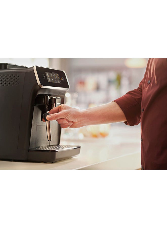 Fully Automatic Espresso Machine Series 2200 - Classic Milk Frother, Touch Screen Display, 2 Beverages 1.8 L 1500 W EP2220/10 Black