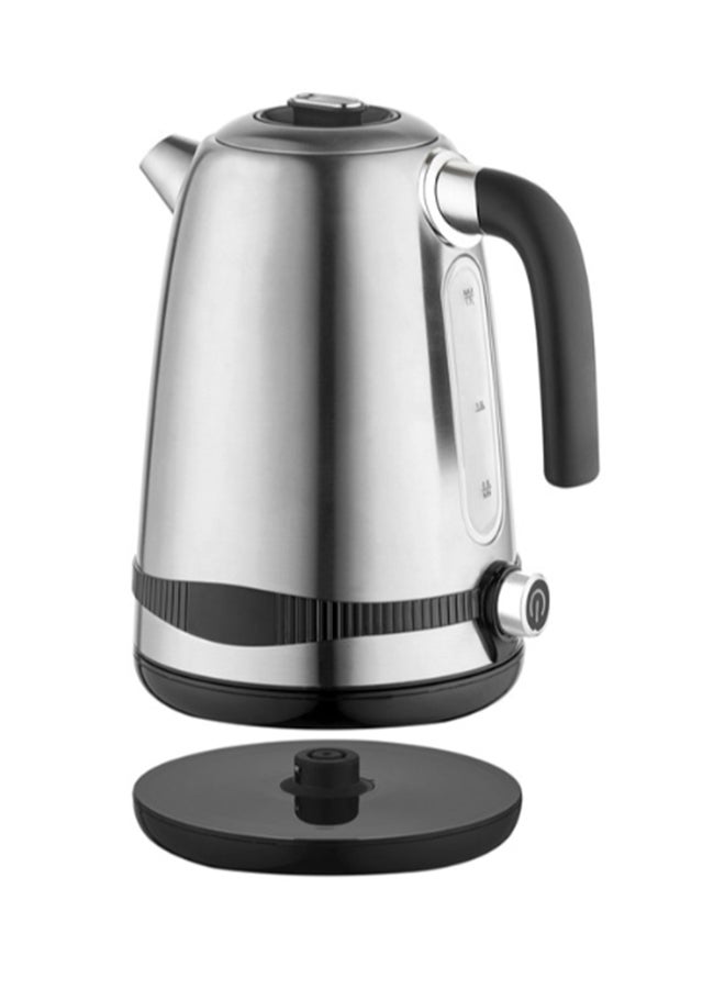 Stainless Steel Cordless Electric Kettle With Boil Dry Protection 1.7 L 2200 W CK5140 Silver