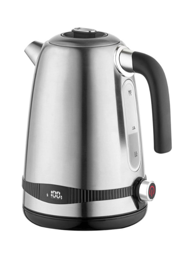 Stainless Steel Cordless Electric Kettle With Boil Dry Protection 1.7 L 2200 W CK5140 Silver