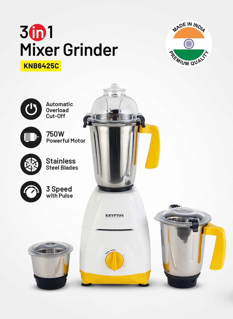3-In-1 Mixer Grinder 750 W KNB6425C White