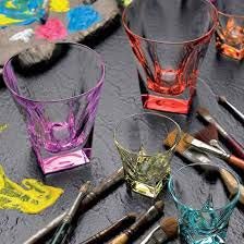 Fusion Set Of 6 Pieces Cups Multicolour 280ml