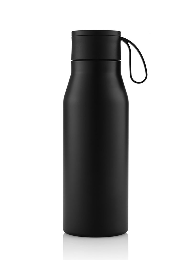 R-NEBRA - CHANGE Collection Recycled Stainless Steel Vacuum Bottle - Black