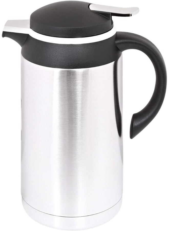 Stainless Steel Regal Flask 1.9L Silver/Black