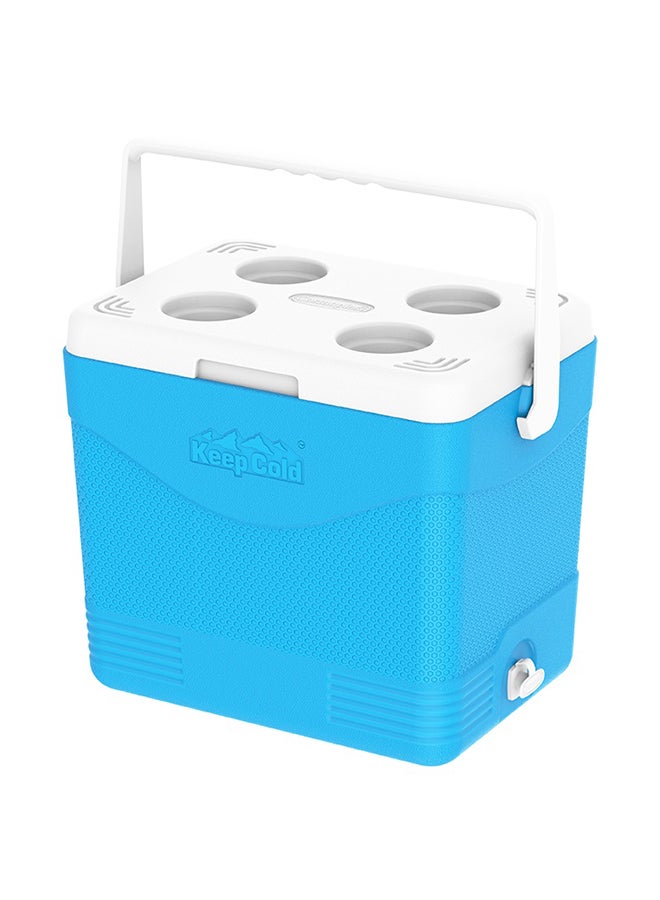 Keep Cold Plastic Picnic Icebox 24 Liter - Blue Blue 24.0Liters