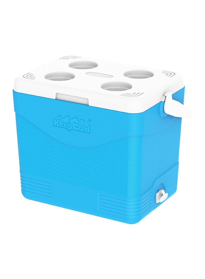 Keep Cold Plastic Picnic Icebox 24 Liter - Blue Blue 24.0Liters