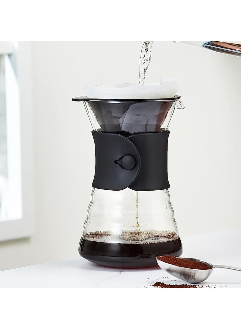 V60 Coffee Drip Decanter 700ml, Black