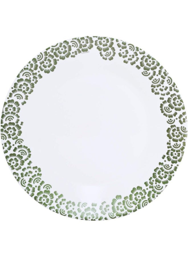 19-Piece Essence Matiz Dinner Set White/Green/Red 21x36x28.6cm
