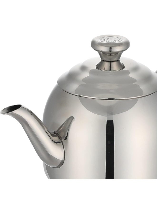 Droppa Teapot Silver 0.9Liters