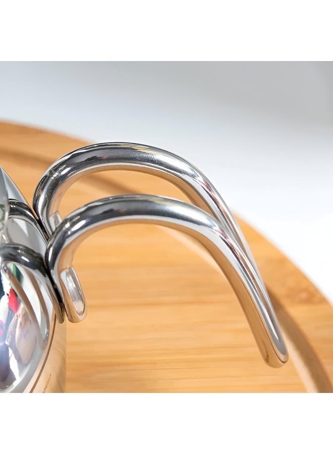 Droppa Tea Pot Silver 1.1Liters