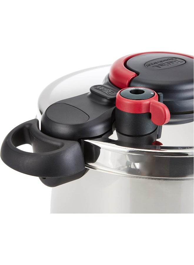 5-Security System Clipso Minut Easy Pressure Cooker With Clipso Lid, Dishwasher Safe 9.0Liters