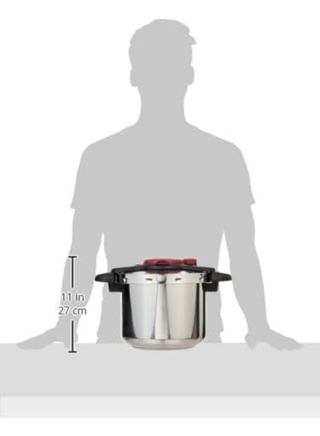 5-Security System Clipso Minut Easy Pressure Cooker With Clipso Lid, Dishwasher Safe 9.0Liters