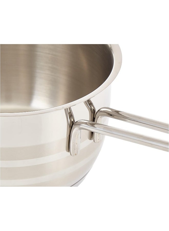 Saucepan With Lid Silver 16x10cm