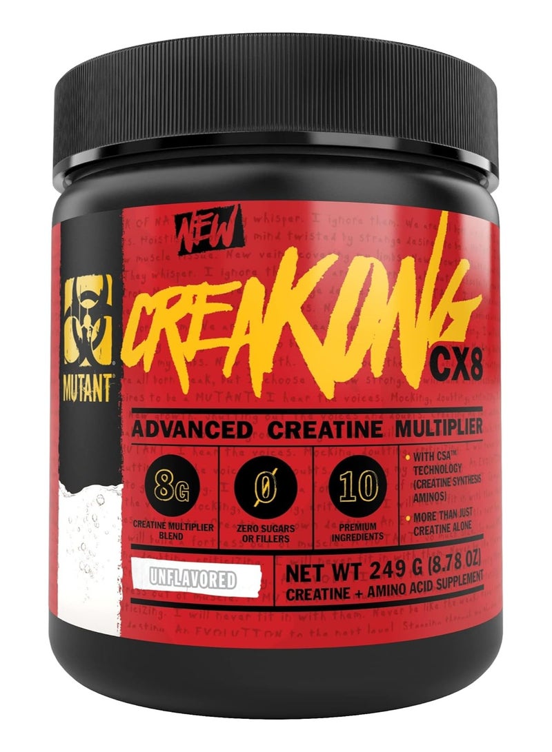 CreaKong CX8 Advanced Creatine Multiplier, Unflavored, 249g