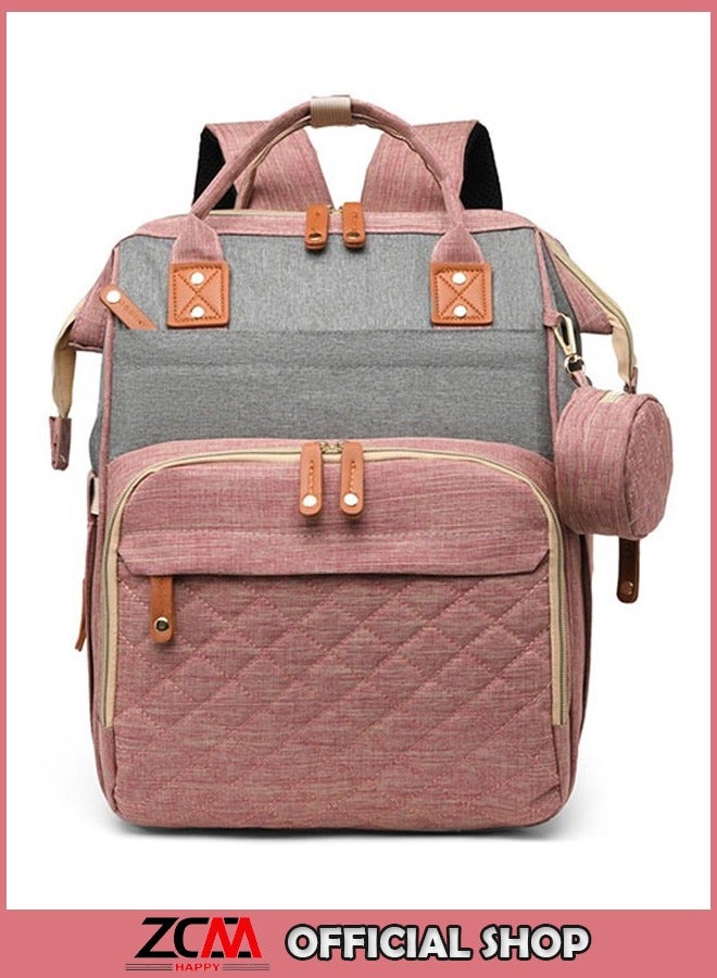 Diaper Bag Backpack, Multifunction Travel Back Pack Maternity Baby Changing Bags, Large Capacity, Waterproof and Stylish