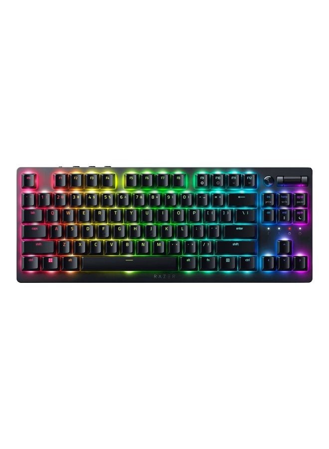 Razer DeathStalker V2 Pro TKL Wireless Gaming Keyboard, Low-Profile Optical Switches, Linear Red, HyperSpeed Wireless, 50H Battery, Ultra-Durable Coated Keycaps, Chroma RGB - Black