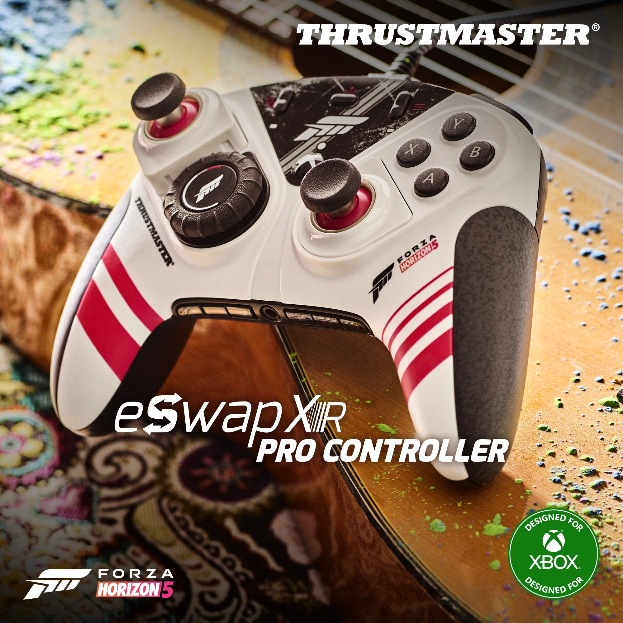 Thrustmaster ESWAP XR Pro Controller FORZA HORIZON 5 EDITION, Modular Wired Gamepad, Racing Wheel Module, Official FORZA HORIZON 5 and Xbox Series X|S, Precise Mini-Sticks, Tact Switches