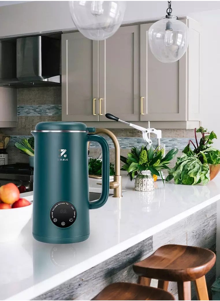 Multi-Funtional Juice Blender & Electric Kettle with 10 Stainless Steel Blades, 4 Blending Modes & 600ml and Capacity BPA-Free MB601  - Green