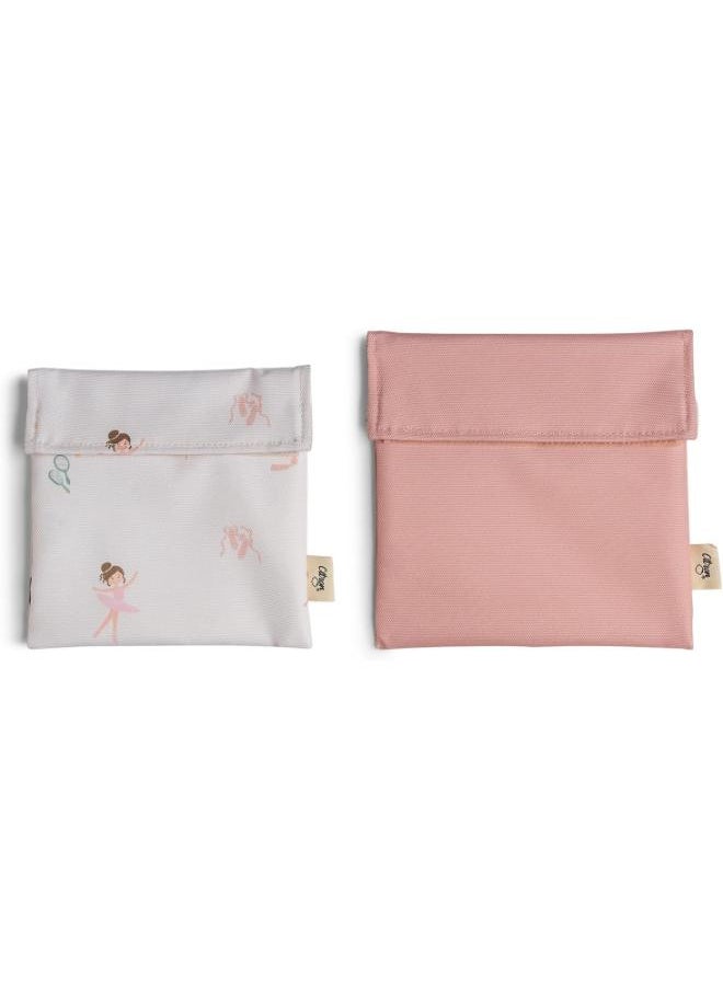 Reusable Sandwich Bag, Fun And Eco - Friendly Sandwich Storage Solution - Ballerina