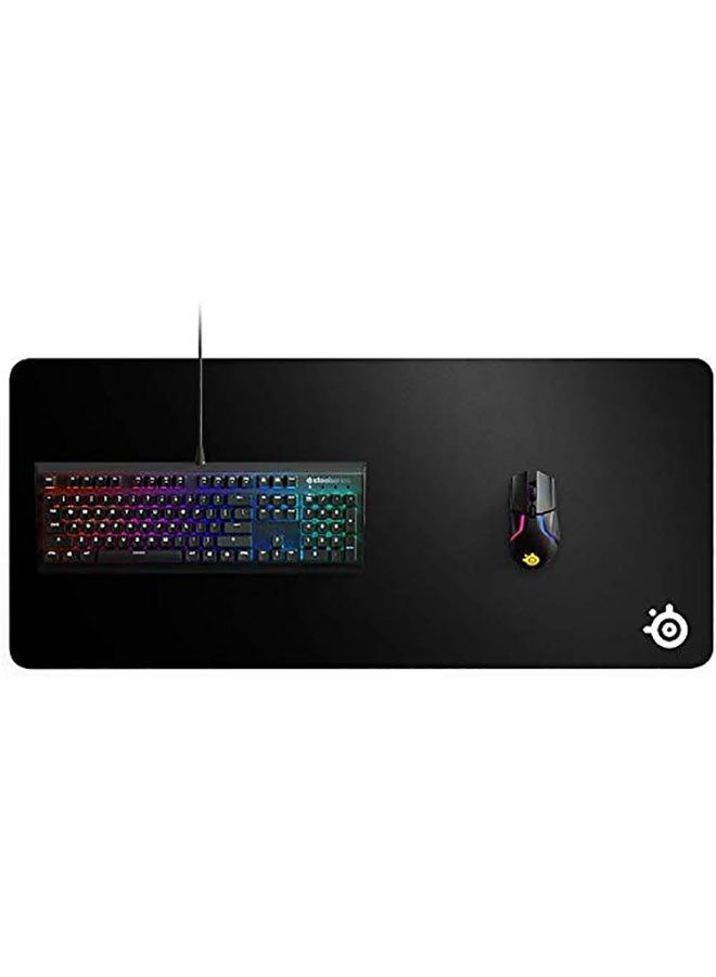 QcK XXL Cloth Gaming Mouse Pad - Extra Thick Non-Slip Rubber Base - Exclusive Micro-Woven Surface - Optimized for Gaming Sensors - Maximum Control