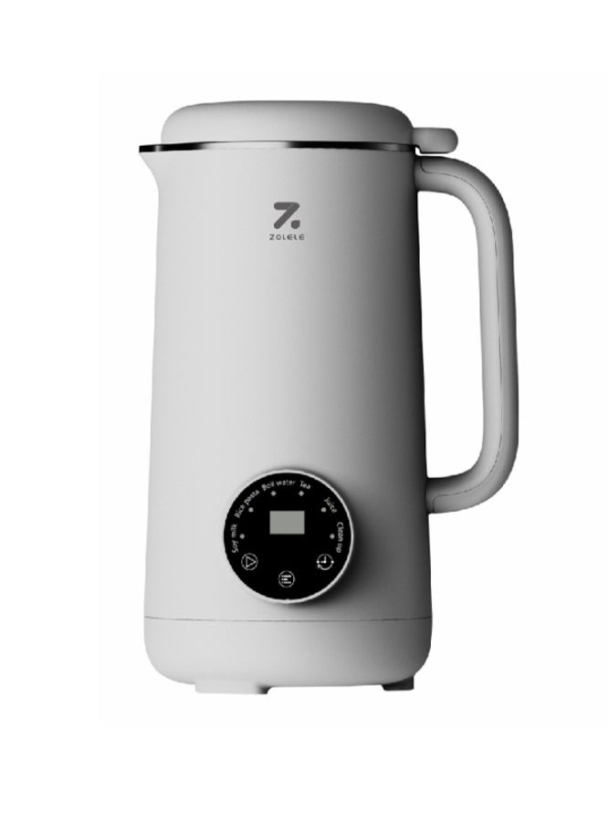 Multi-Functional Blender & Kettle 600W Power 600mL Electrice Blender with 10 Stainless Steel Blades, 4 Blending Mode  Touch Screen Make Smoothies, Juices and Soy Milk (Grinder/Chopper) MB601-White