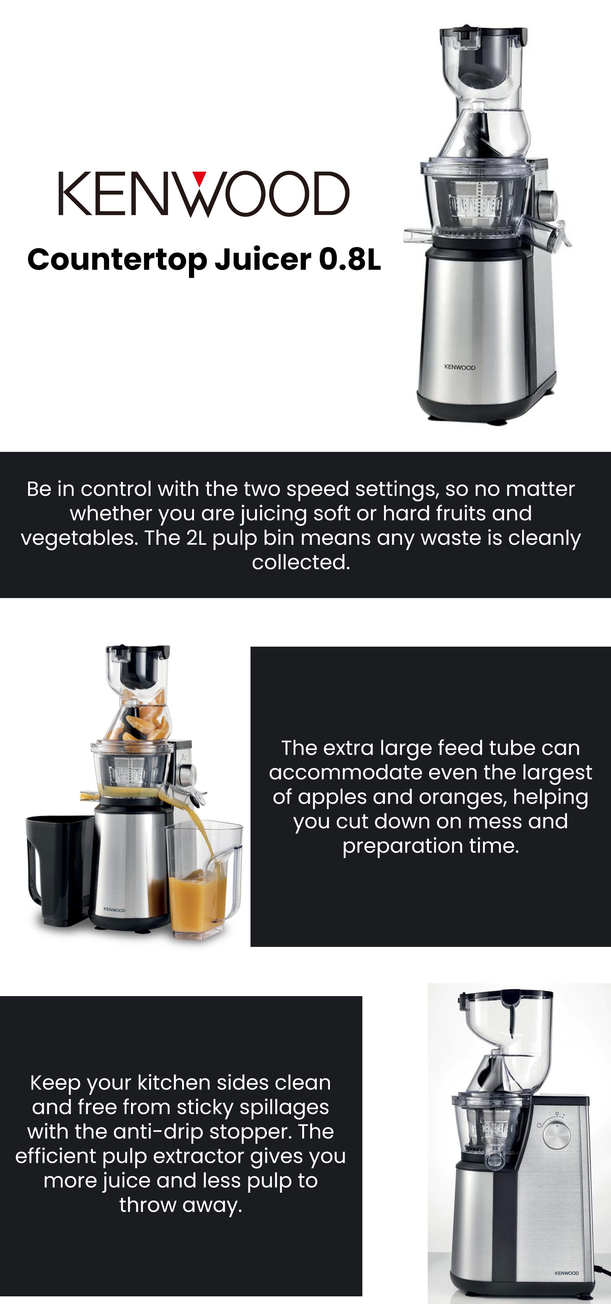 Countertop Juicer 0.8L 400W 0.8 L 400 W OWJMM70.000BK Black