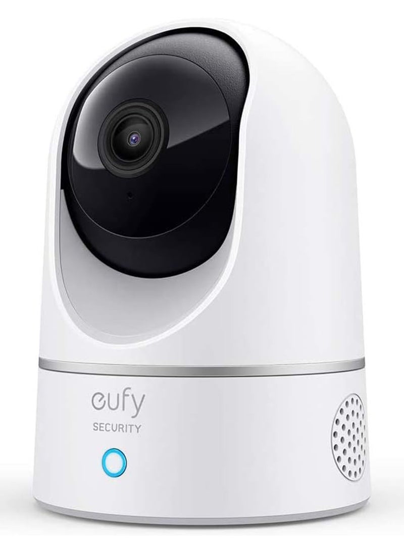 Security 2K Indoor Cam Pan & Tilt, Home Security Indoor Camera, Human and Pet AI, Works with Voice Assistants, Motion Tracking, Night Vision, MicroSD Card Required, HomeBase Not Required