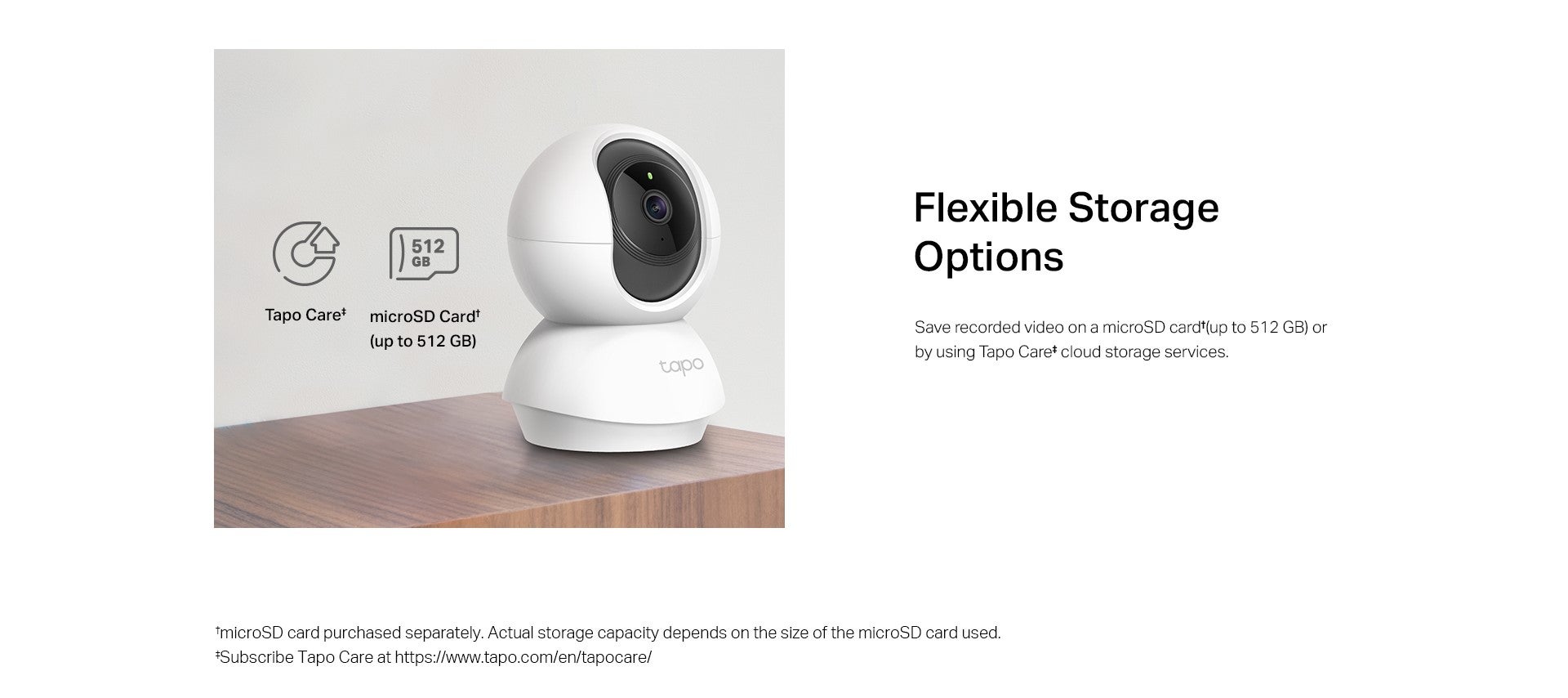 TC70 Pan/Tilt Home Security Wi-Fi CCTV Camera – 1080p HD Video, 360° Coverage, Advanced Night Vision, Motion Detection Alerts, Two-Way Audio, and Voice Control with Google Assistant & Alexa
