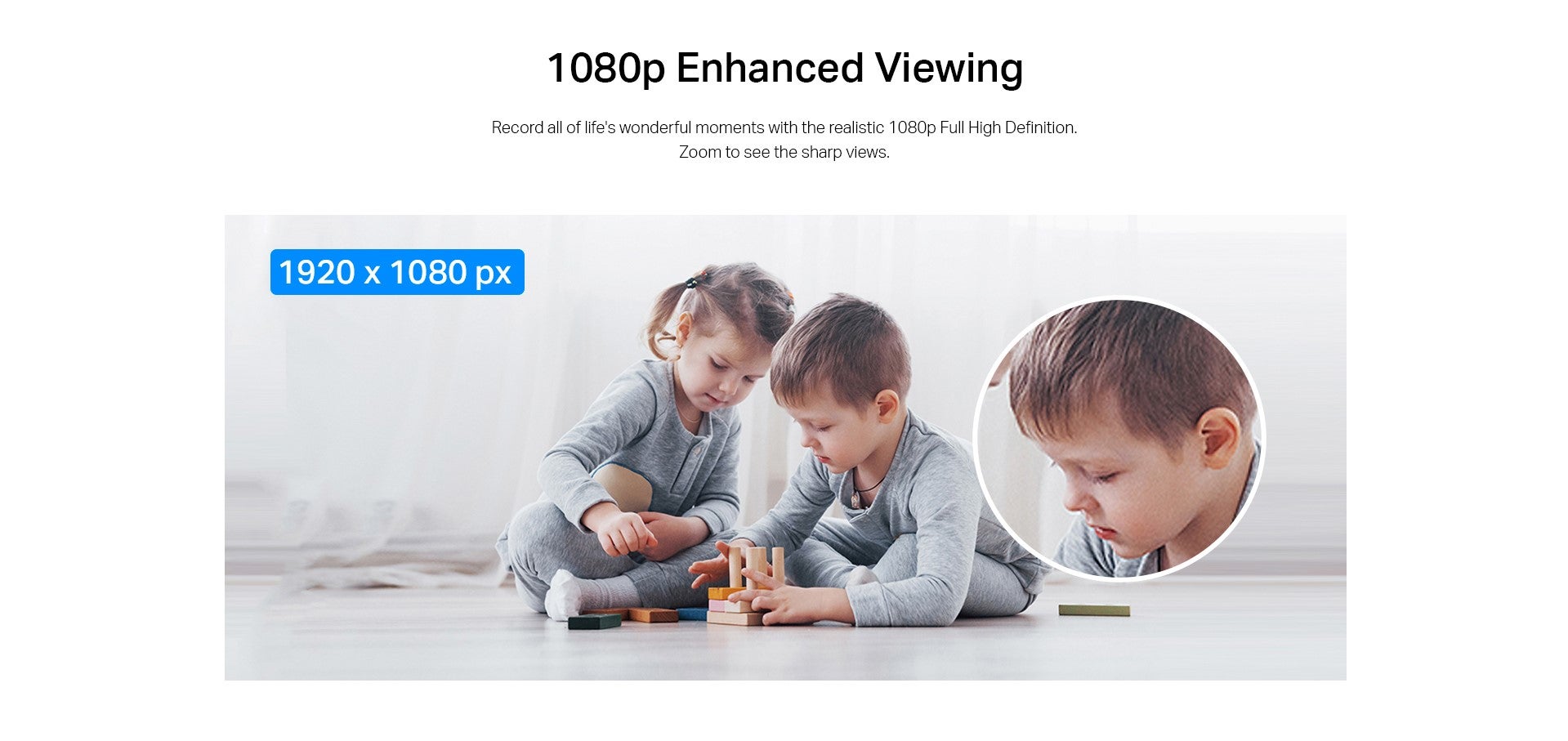 TC70 Pan/Tilt Home Security Wi-Fi CCTV Camera – 1080p HD Video, 360° Coverage, Advanced Night Vision, Motion Detection Alerts, Two-Way Audio, and Voice Control with Google Assistant & Alexa