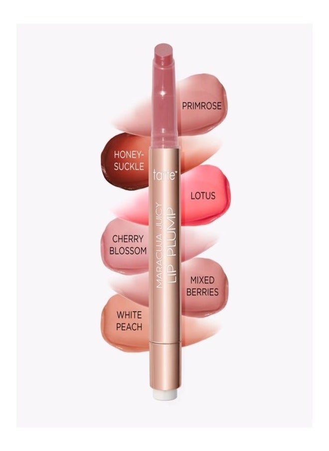 Tarte Maracuja Juicy Lip Plump Gloss - White Peach Hydrating & Plumping Lip Gloss 2.7g