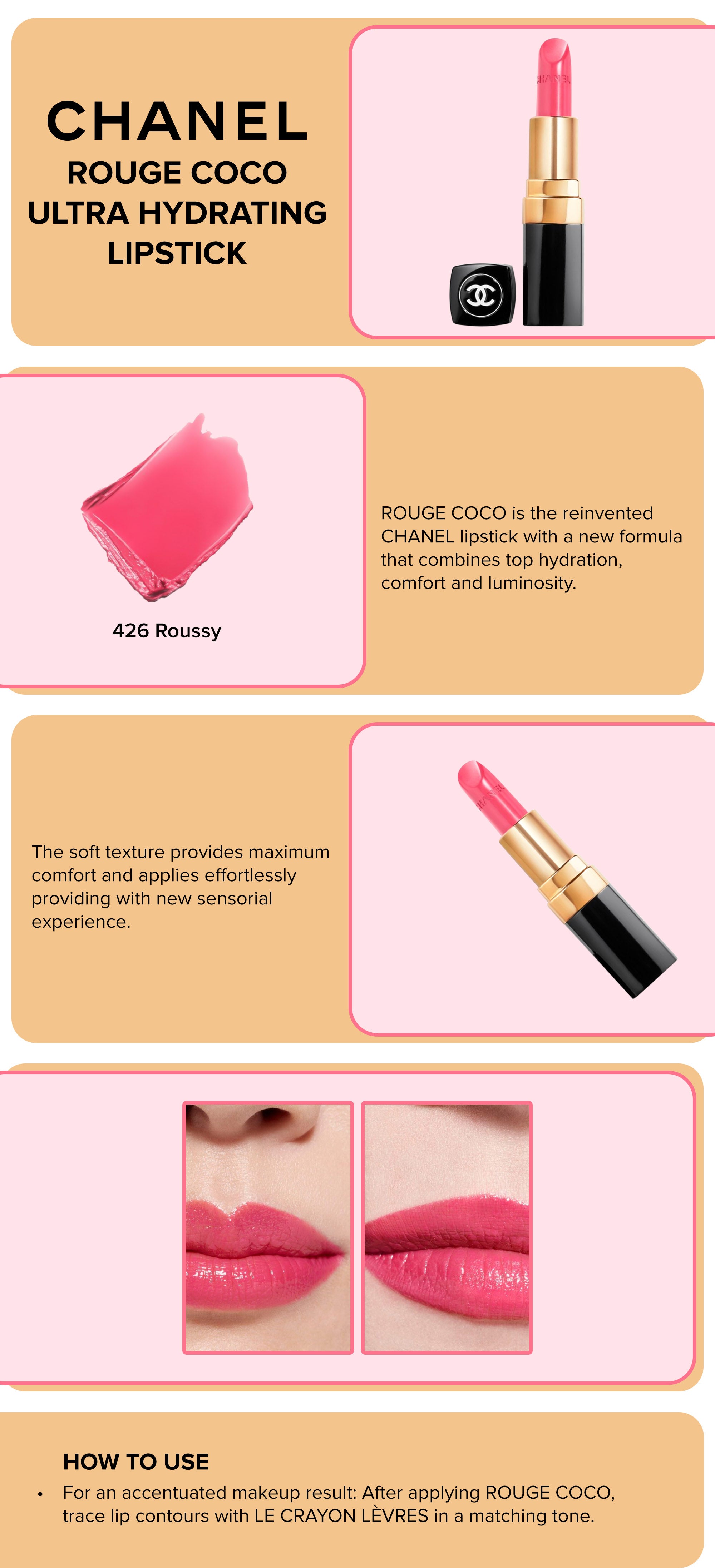 Rouge Coco Ultra Hydrating Lipstick 426 Roussy