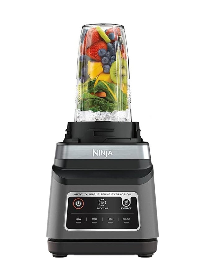 2-In-1 Blender With 3 Automatic Programs; Blend, Max Blend, Crush, And 4 Manual SettIngs, 2.1L Jug & 700ml Cup,Dishwasher Safe Parts, Auto-iQ 2.1 L 1200 W BN750ME Black