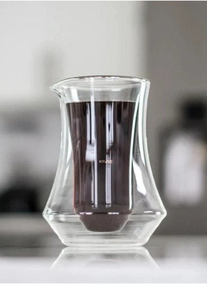 Pique Coffee Carafe, Double-Walled Hand-Blown Borosilicate Glass, Precision Pouring - 300ml