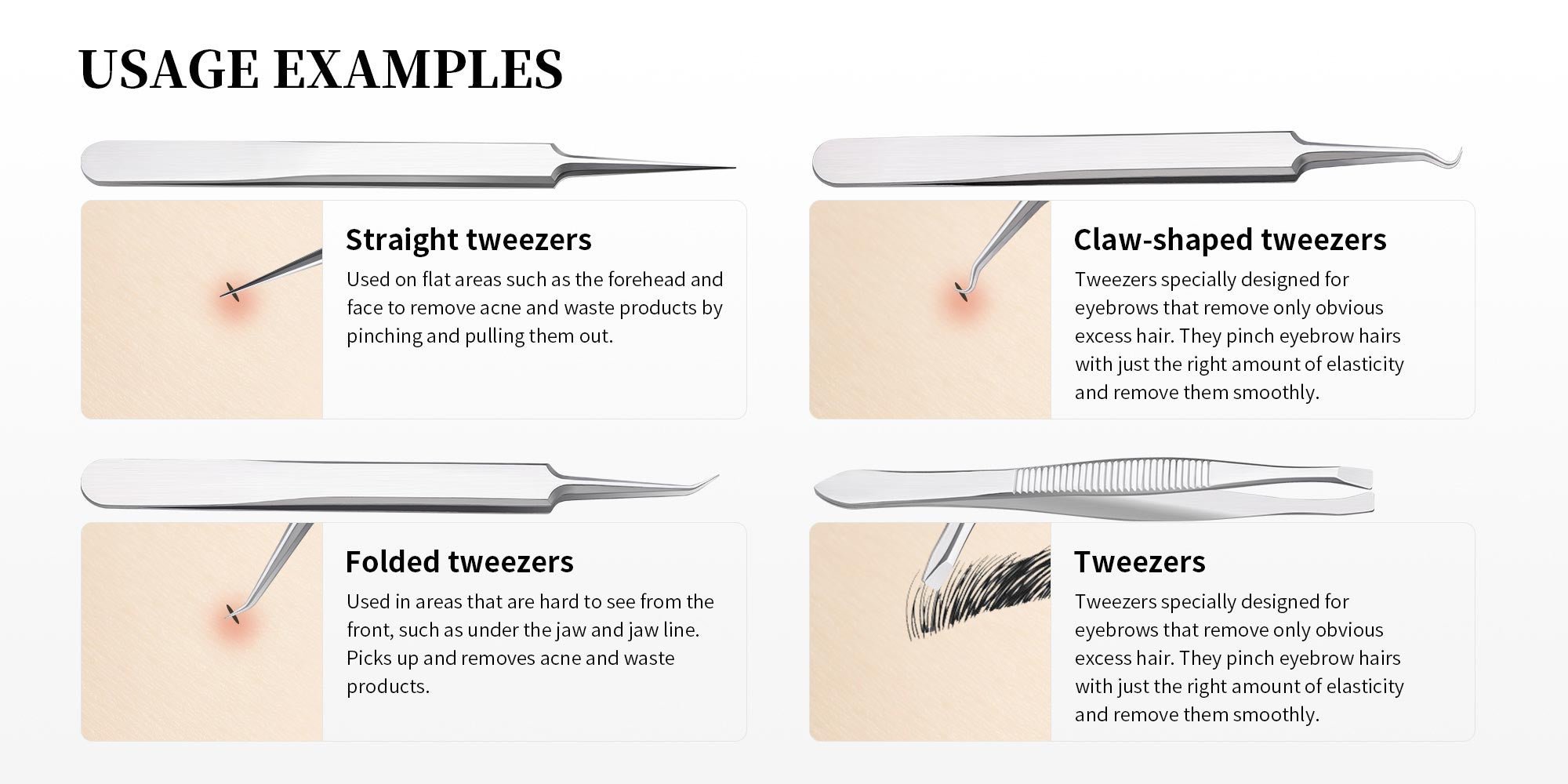 Blackhead Remover Tools 9 Pcs Pimple Popper Tool Kit with Metal Case for Blackheads Forehead