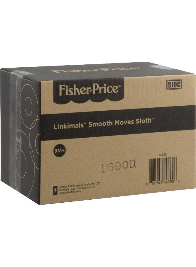 Linkimals Learning Toy Smooth Moves Sloth with Interactive Music and Lights for Infants and Toddlers