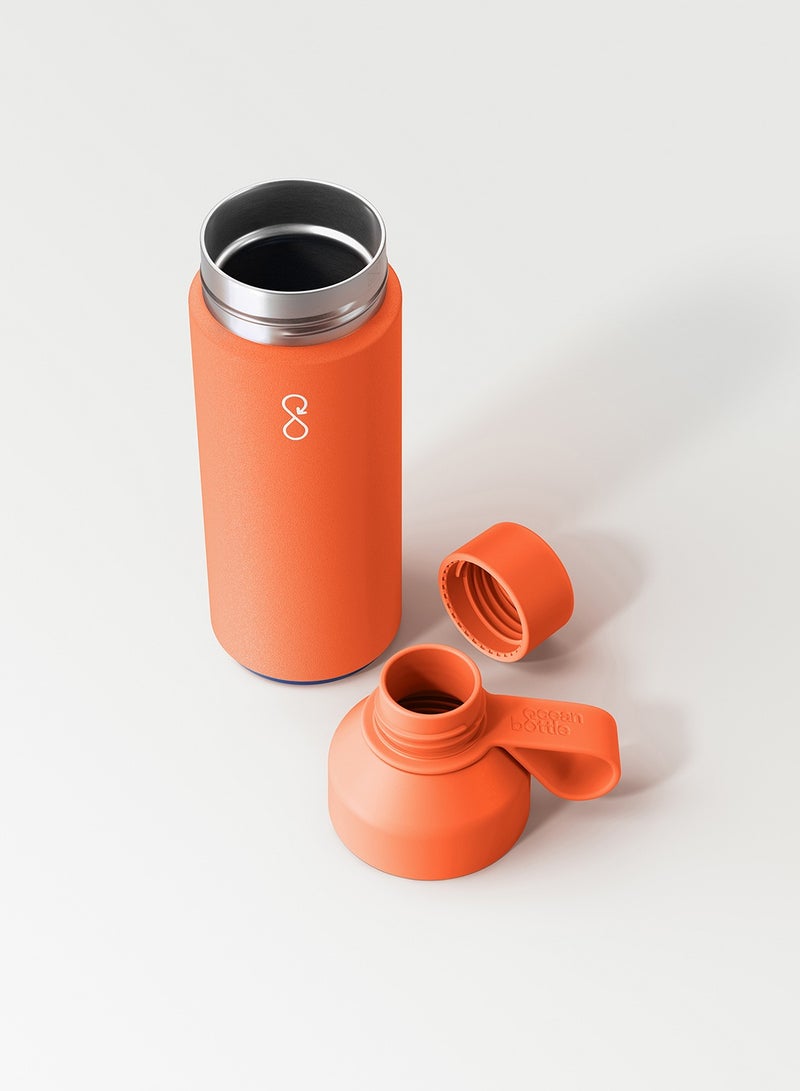 Eco-Friendly Stainless Steel Reusable Water Bottle Leakproof BPA Free Dishwasher Safe Double Wall Vacuum Insulated Thermos Flask - Sun 500ml