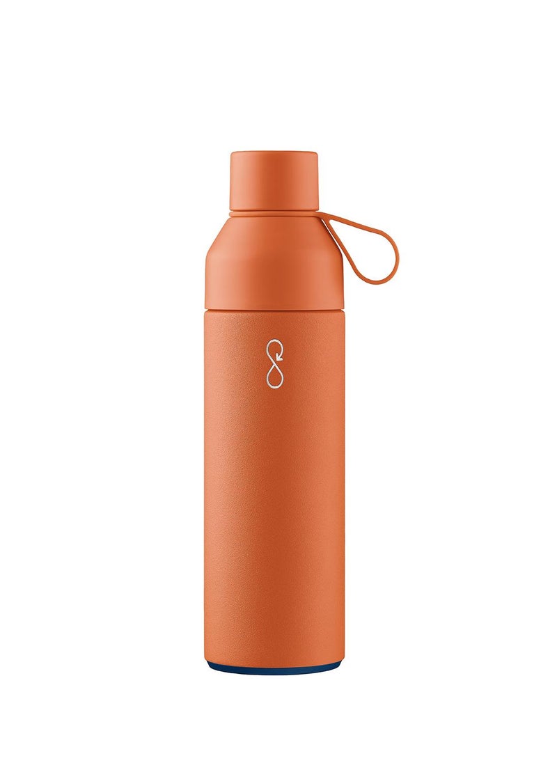 Eco-Friendly Stainless Steel Reusable Water Bottle Leakproof BPA Free Dishwasher Safe Double Wall Vacuum Insulated Thermos Flask - Sun 500ml