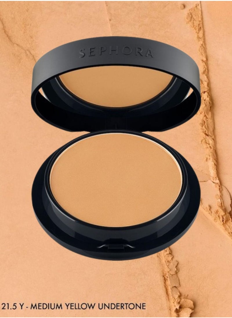 SEPHORA COLLECTION Best Skin Ever Matte Powder Foundation 21.5Y Medium - medium, yellow undertone (7.5g)