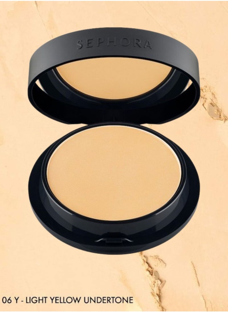 SEPHORA COLLECTION Best Skin Ever Matte Powder Foundation 06Y Light - light, yellow undertone (7.5g)