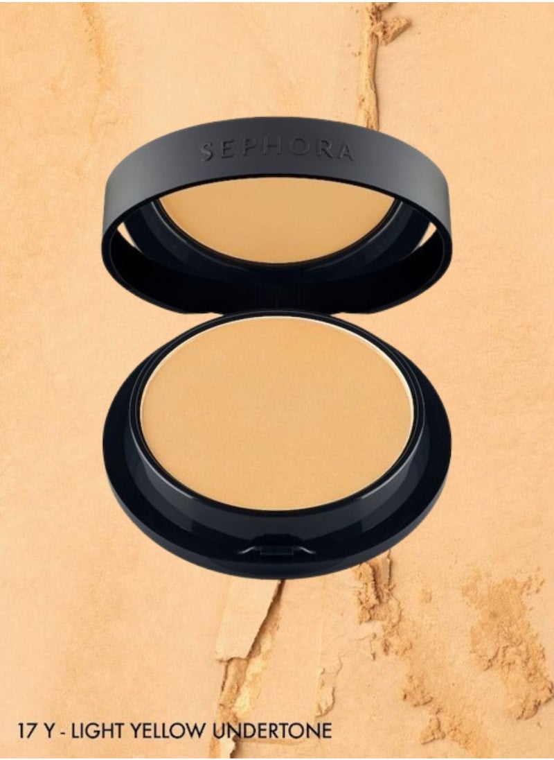 SEPHORA COLLECTION Best Skin Ever Matte Powder Foundation 17Y Light - light, yellow undertone (7.5g)