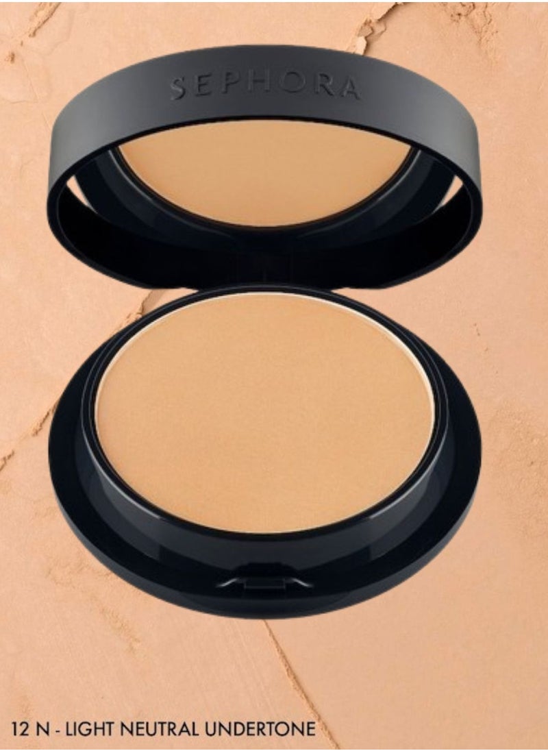 SEPHORA COLLECTION Best Skin Ever Matte Powder Foundation 12N Light - light, neutral undertone (7.5g)